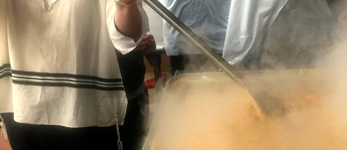Stirring soup
